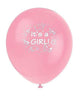 It's a Girl 12″ Latex Balloons (6 count)