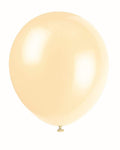 Unique Latex Ivory Helium Quality 12″ Latex Balloons (10)