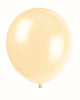 Ivory Helium Quality 12″ Latex Balloons (10)