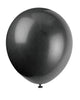 Globos de látex negro azabache de 9″ (20 unidades)