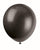 Unique Latex Jet Black Helium Quality 12″ Latex Balloons (10)