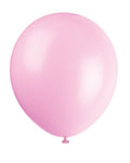 Unique Latex Petal Pink 9″ Latex Balloons (20 count)
