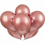 Unique Latex Platinum Rose Gold 12″ Latex Balloons (25 count)