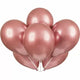 Globos de látex de 12″ de oro rosa platino (25 unidades)