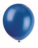 Royal Blue Helium Quality 12″ Latex Balloons (10)