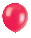 Unique Latex Ruby Red 9″ Latex Balloons (20 count)