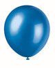 Globos de Látex Azul Zafiro Perlado 12″ (8)
