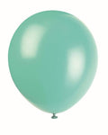 Globos de látex Seafoam Aqua Helium Quality 12″ (10)