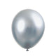 Globos de látex plateado platino de 11″ (6 unidades)