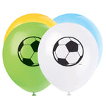 Unique Latex Soccer Ball Print 12" Latex Balloons (pack of 8)