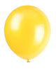 Globos de látex amarillos Sunburst de 9″ (20 unidades)