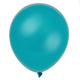 Globos de látex de 12″ con calidad de helio verde azulado (10)