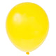 Globos de Latex Amarillos Calidad Helio 12″ (10)
