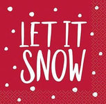 Unique Let It Snow Napkins (16 count)