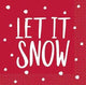 Let It Snow Napkins (16 count)