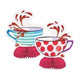 Mad Hatter Tea Party Honeycomb Decorations (4 piece set)