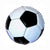 Unique Mylar & Foil 3D Soccer Ball 18″ Balloon