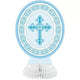 Christening Communion Blue Cross Honey Comb Decoration