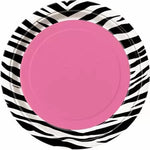 Unique Mylar & Foil Zebra Passion Small Plates 7″ Balloons (8 count)