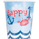 Nautical 1st Birthday 9oz Cups (8 count)