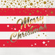 Merry Christmas Foil Gold Napkins 6.5″ (16 count)