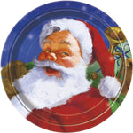 Unique Partly Supplies Holiday Santa Christmas Plates 7″ (8 count)