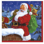 Unique Partly Supplies Holiday Santa Napkins 6.5″ (16 count)