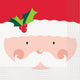 Holly Santa Christmas Napkins 6.5″ (16 count)