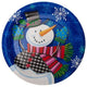 Jolly Snowman Christmas Plates 9″ (8 count)