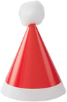 Unique Partly Supplies Mini Pom Pom Santa Party Hats (8 count)