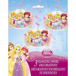 Unique Party Supplies 3 Princess Hang Swirl Decoration (3 count)