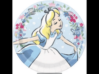 Unique Party Supplies Alice in Wonderland 9in Plts 9″ (8 count)