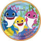 Baby Shark 9in Platos 9″ (16 unidades)