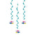 Unique Party Supplies Baby Shark Swirl Decorations  26″ (3 count)