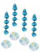 Baby Stitch Blue Hanging. Decorations (4 count)
