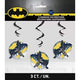 Decoración de remolino de Batman (3 unidades)