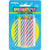 Unique Party Supplies Birthday Candles–Multi Spiral (12 count)