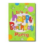 Unique Party Supplies Birthday Glee Invitations (8 count)