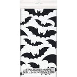 Unique Party Supplies Black Bats Halloween Plastic Table Cover