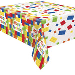 Unique Party Supplies Building Blocks Birthday Tablecover