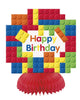 Bloques de construcción Happy Birthday Mini Centerpieces (3 unidades)