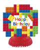 Building Blocks Happy Birthday Mini Centerpieces (3 count)