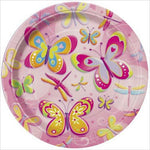 Unique Party Supplies Butterflies & Dragonflies Plates 9″ (8 count)