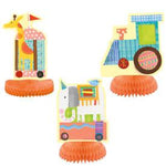 Unique Party Supplies Circus Animal Centerpiece Decorations Assorted (3 count)
