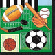 Classic Sports Beverage Napkins (8 count)