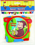 Unique Party Supplies Curious George Banner