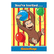 Curious George Invitations (8 count)