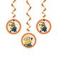 Despicable Me 3 remolinos decorativos (3 unidades)