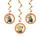 Despicable Me 3 Swirl Decorations (3 count)