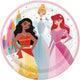 Platos Princesas Disney 9″ (8 unidades)